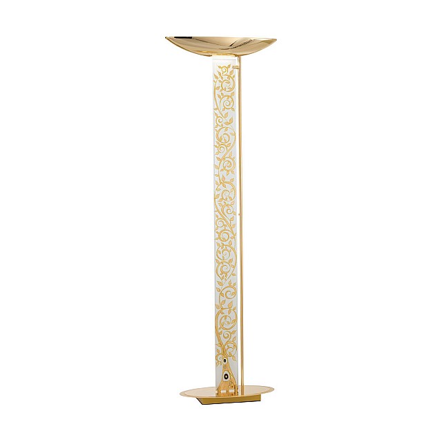 Floor Lamp DELPHI LED Decor ALBERO GOLD, 24-carat gold, gilded, hand-painted