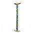 Floor Lamp DELPHI LED Decor AQUA BLUE, 24-carat gold, gold-plated, hand-painted