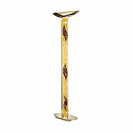 Floor Lamp DELPHI LED Decor KISS GOLD, 24-carat gold, gold-plated, hand-painted