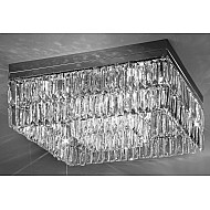 Ceiling Lamp PRISMA, 55 Chrome, Spectra