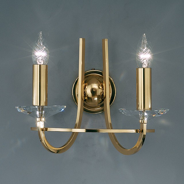 Wall Lamp IMPERIAL, 30 OPTIC KOLARZ, english brass, (shades optional)